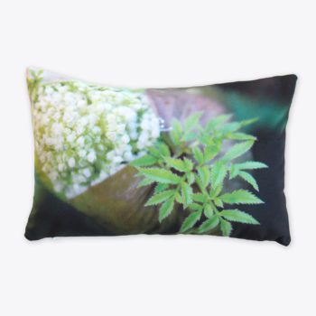 Coussin rectangle velours imprimé photo Nature